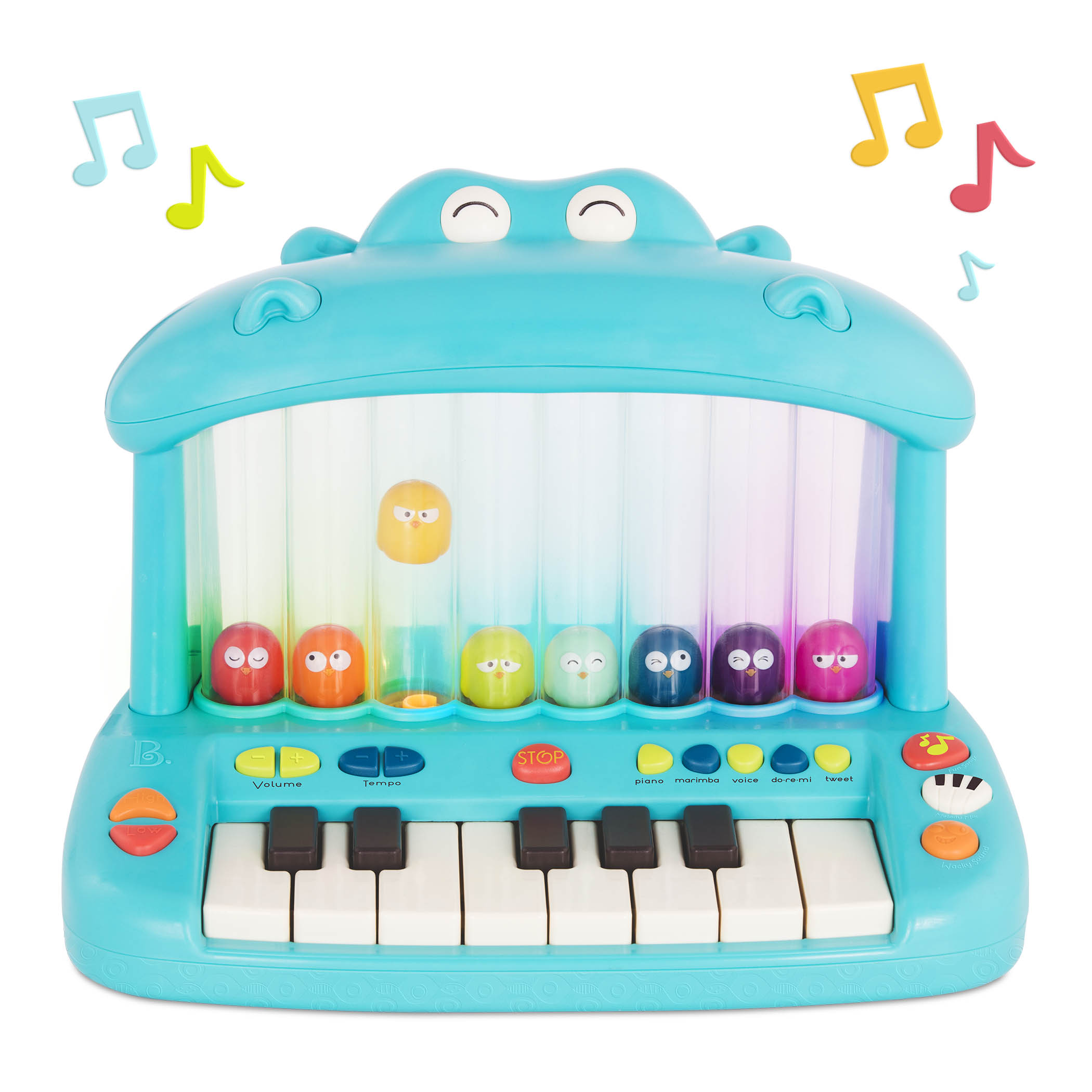 Hippo Piano con luces y sonidos B. Toys · B.TOYS · El Corte Inglés
