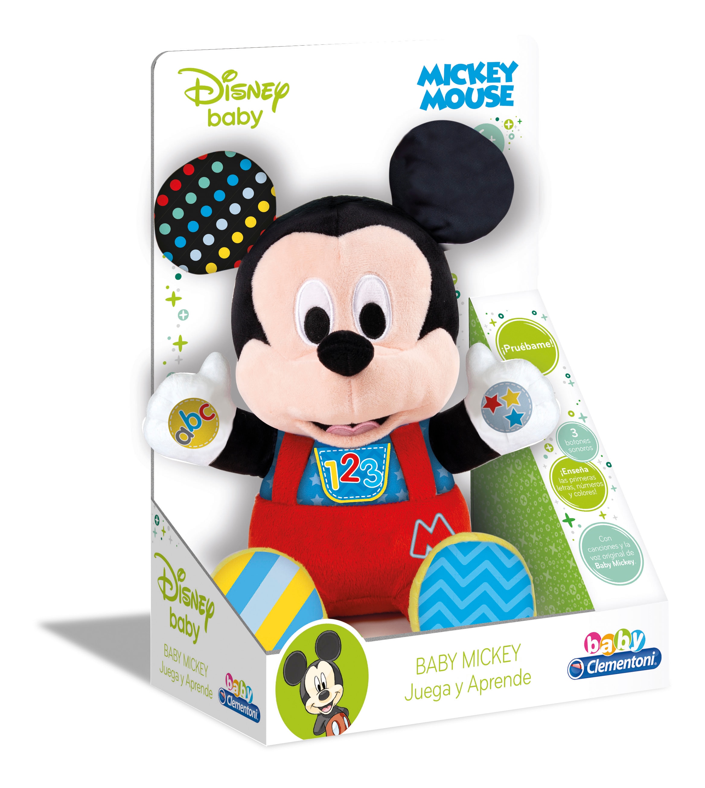 Peluche Baby Mickey/Minnie Clementoni Rojo-2