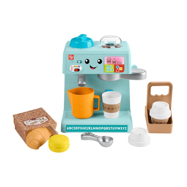 Juguete educativo con sonidos Ríe y aprende Máquina de café Fisher-Price