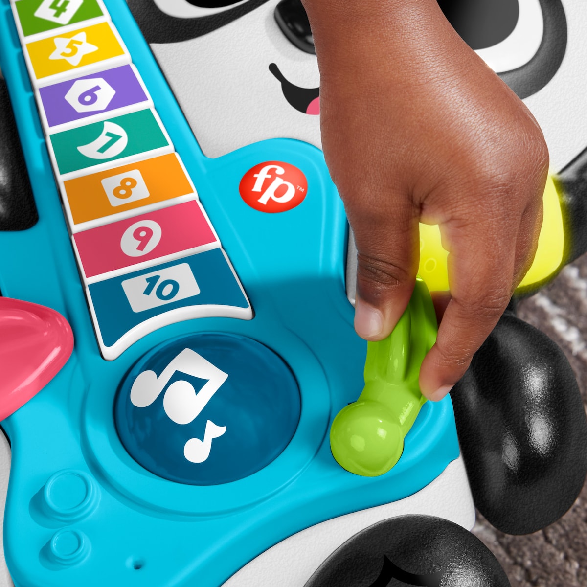 Juguete para aprender los números y formas Banda Animal Panda Fisher-Price 3