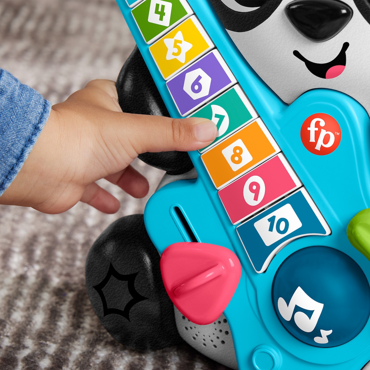 Juguete para aprender los números y formas Banda Animal Panda Fisher-Price 5