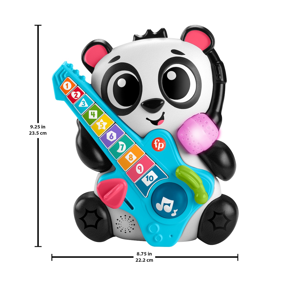 Juguete para aprender los números y formas Banda Animal Panda Fisher-Price 6