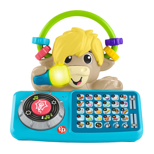 Juguete educativo Yak con mesa de mezclas de DJ Link Squad A to Z Yak Fisher-Price