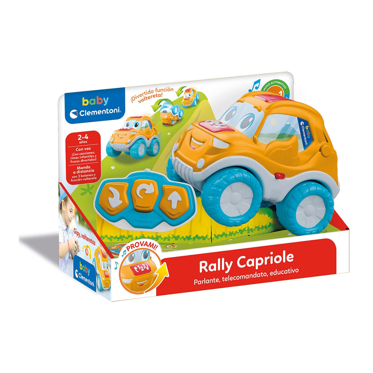 Clementoni – Coche Volteretas Gipy Clementoni.