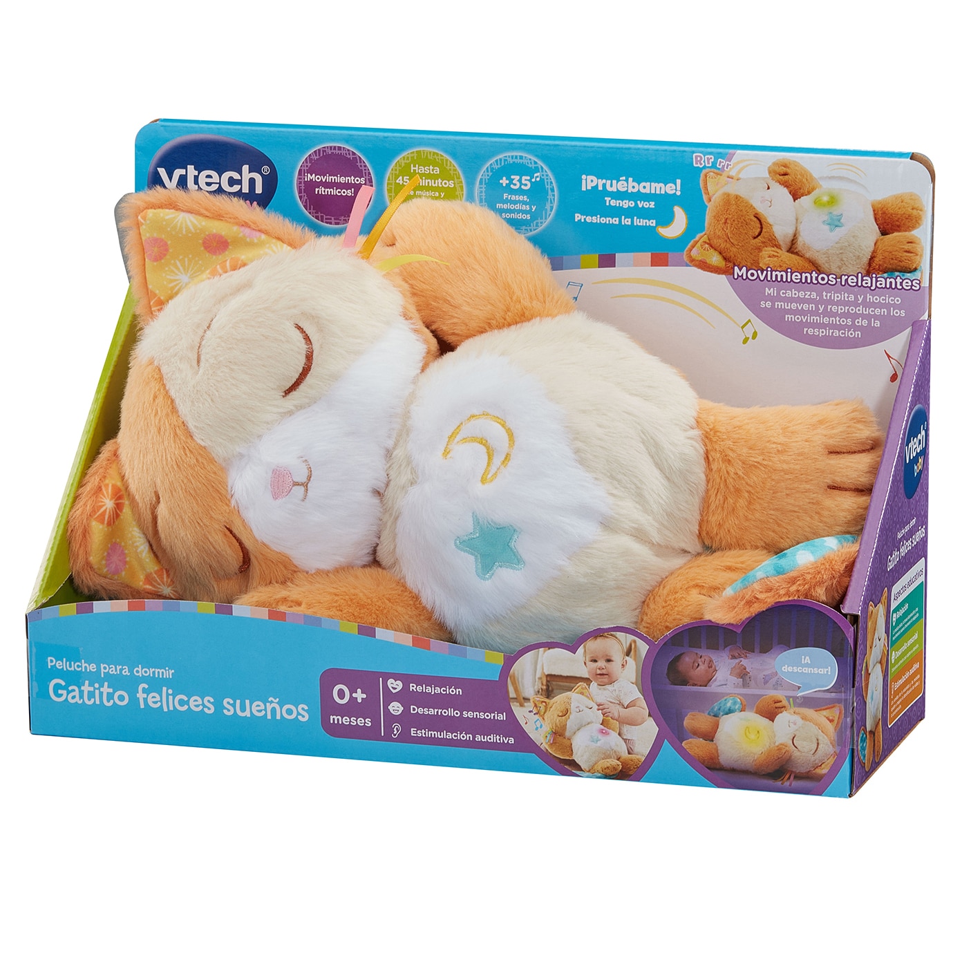 Peluche para dormir Mi Gatito dulces sueños. 6