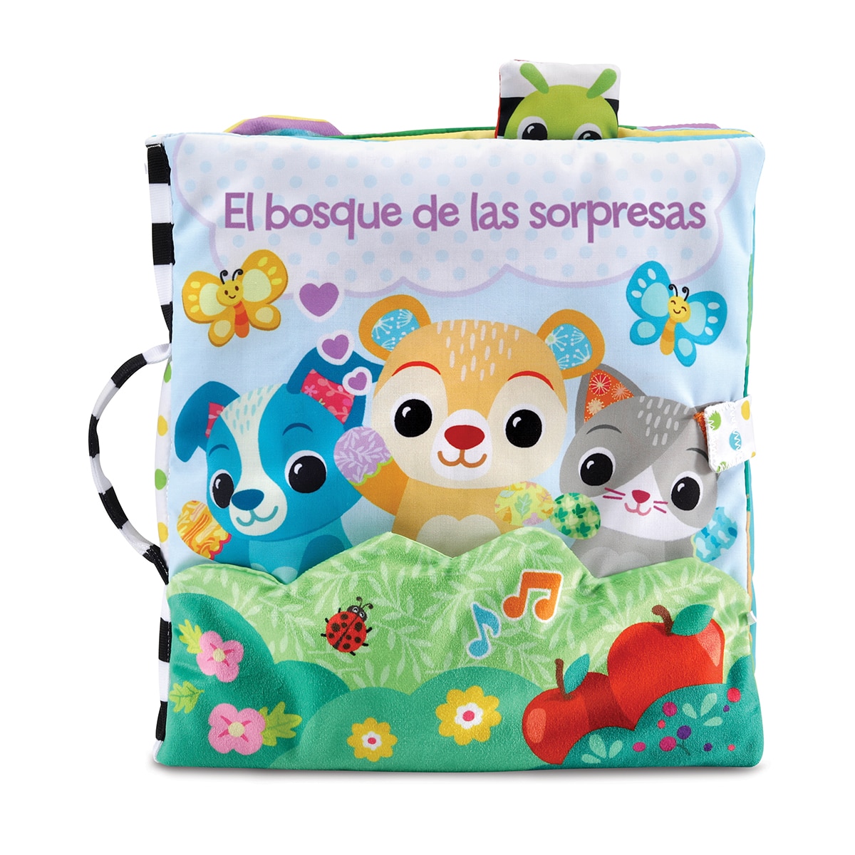 VTech – Libro tela, Suave libro interactivo infantil..