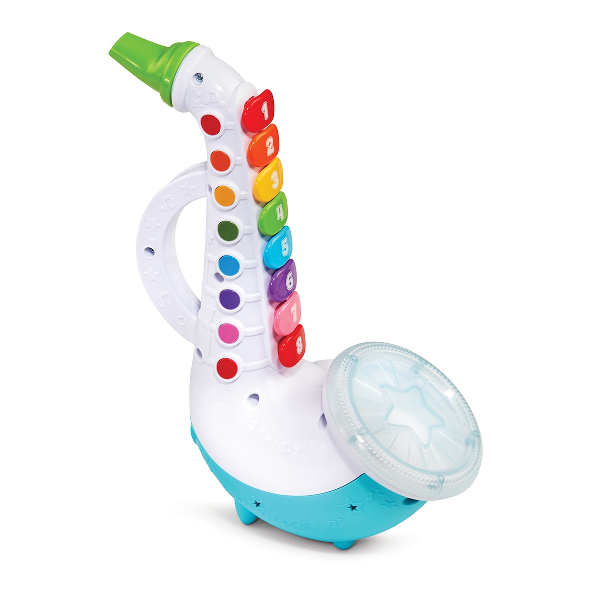 Saxofón interactivo, descubre los colores, instrumentos y notas musicales. 2