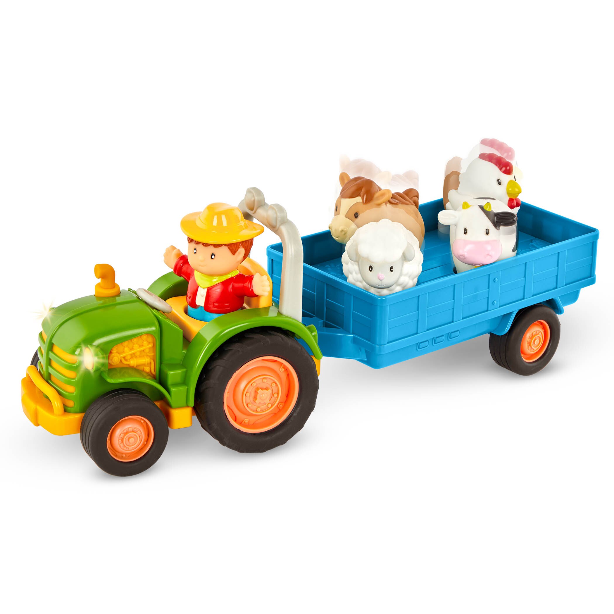 Camion tractor con luces y sonidos Battat 5