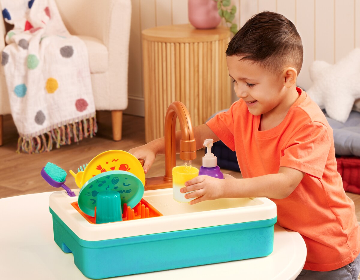 Fregadero de cocina con grifo Electrico Battat 9