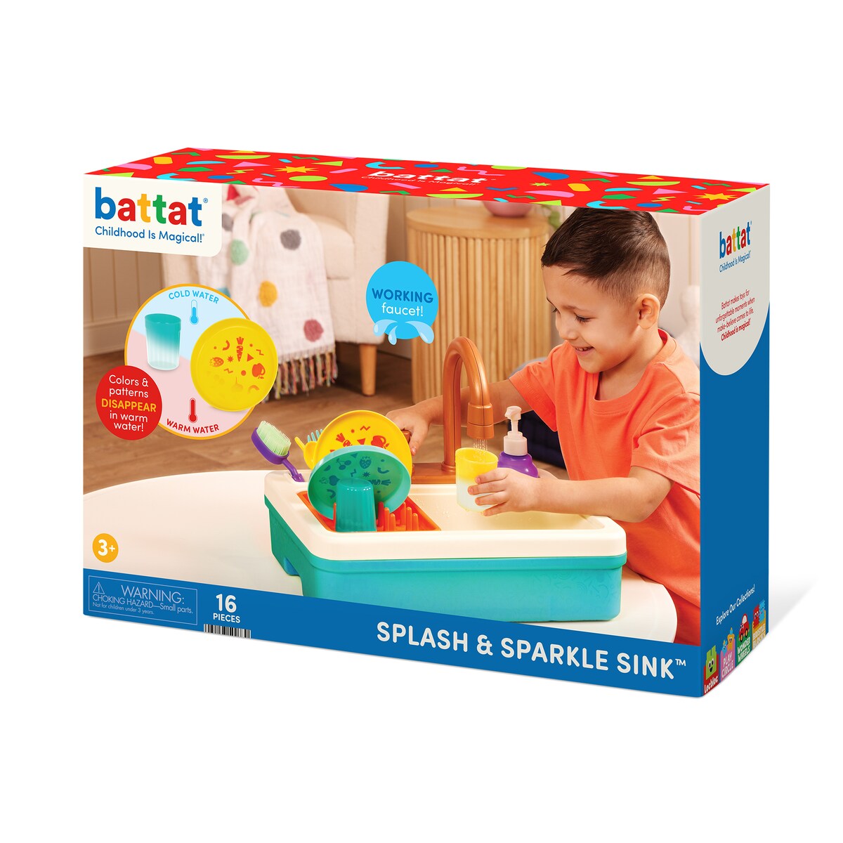 Fregadero de cocina con grifo Electrico Battat 13