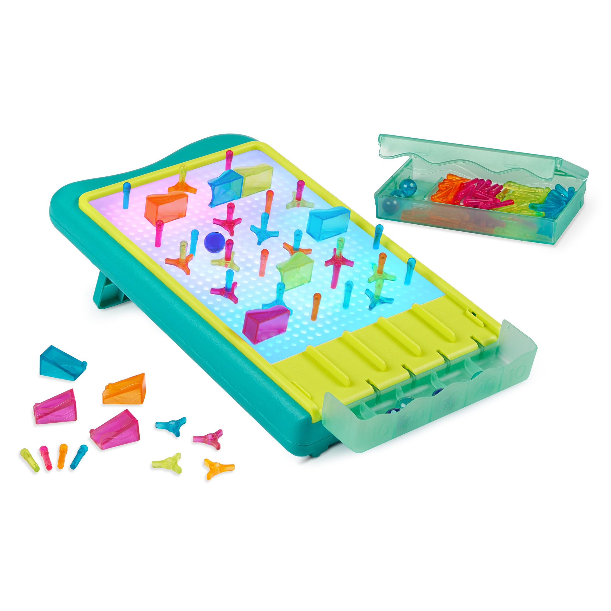Tablero con luz y circuito de canicas B Toys 2