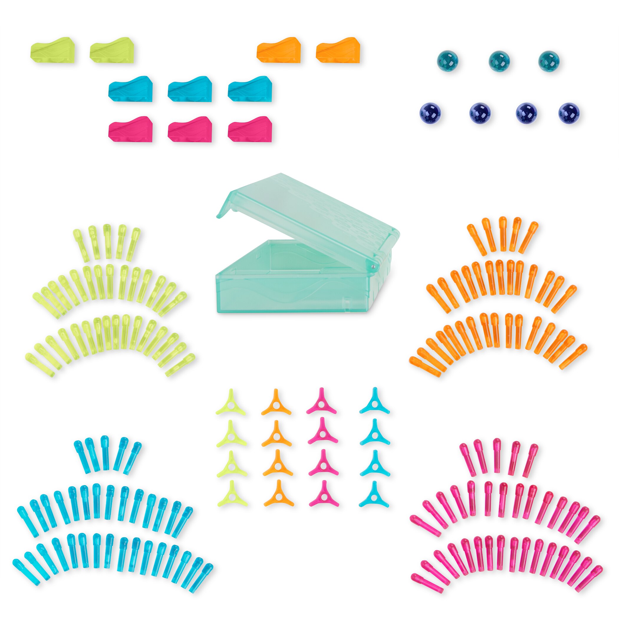 Tablero con luz y circuito de canicas B Toys 3