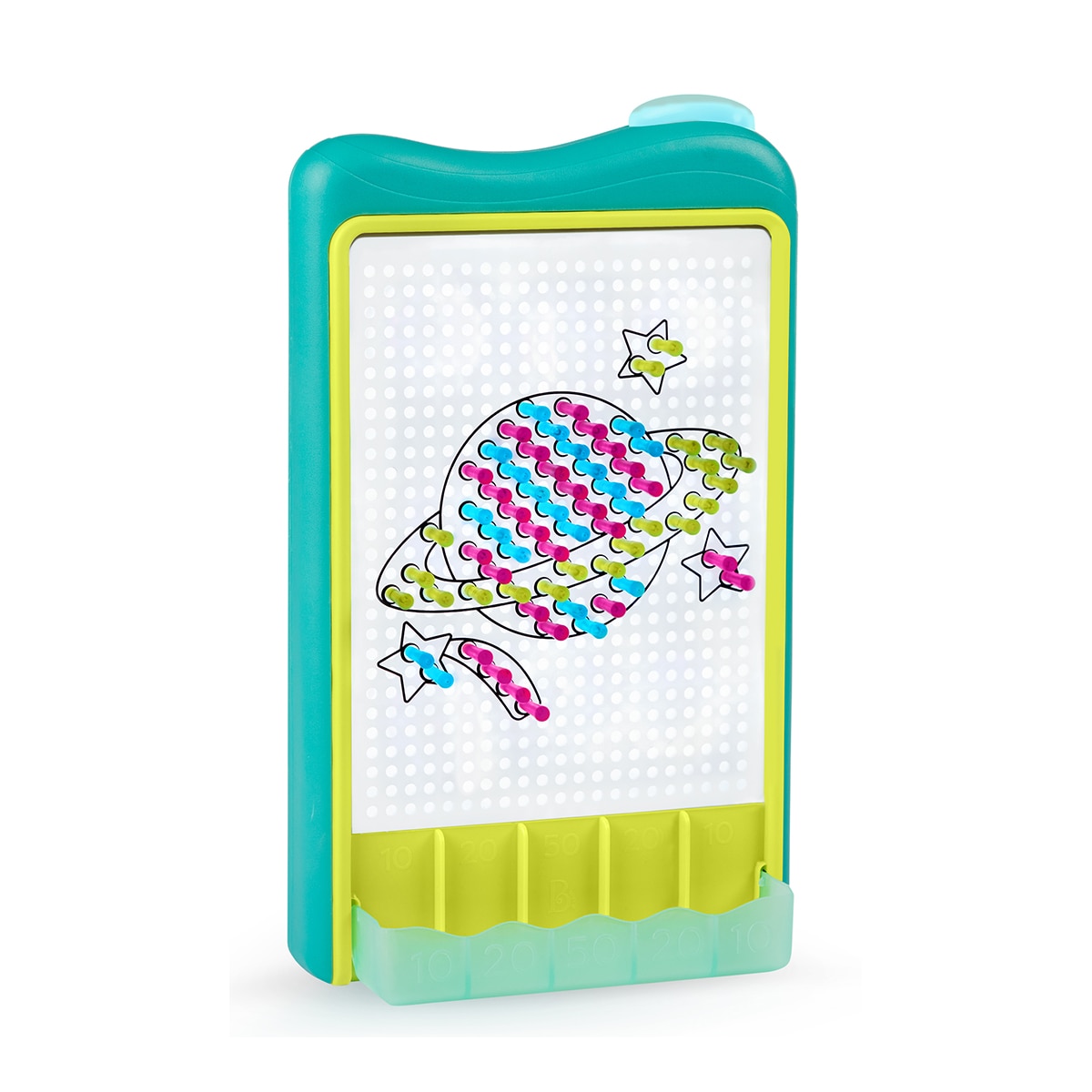 Tablero con luz y circuito de canicas B Toys 4