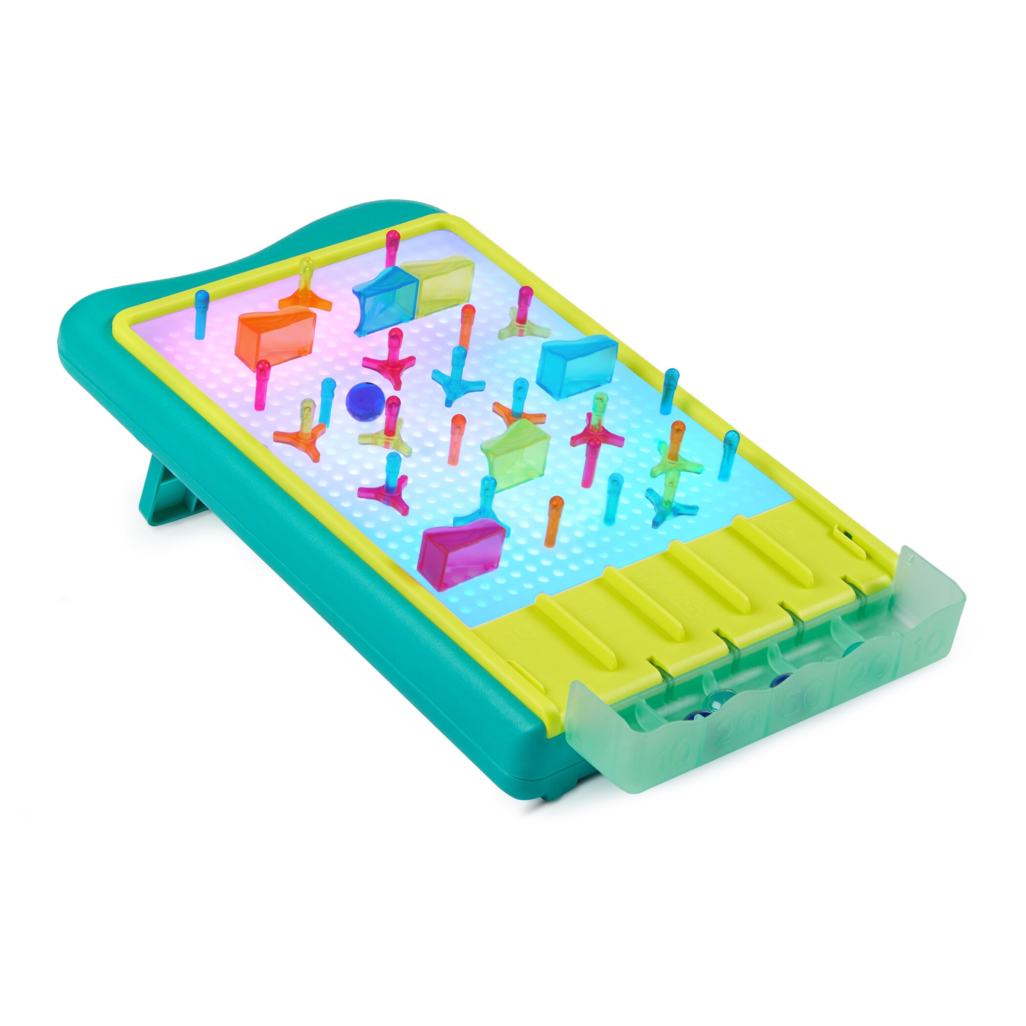 Tablero con luz y circuito de canicas B Toys 5