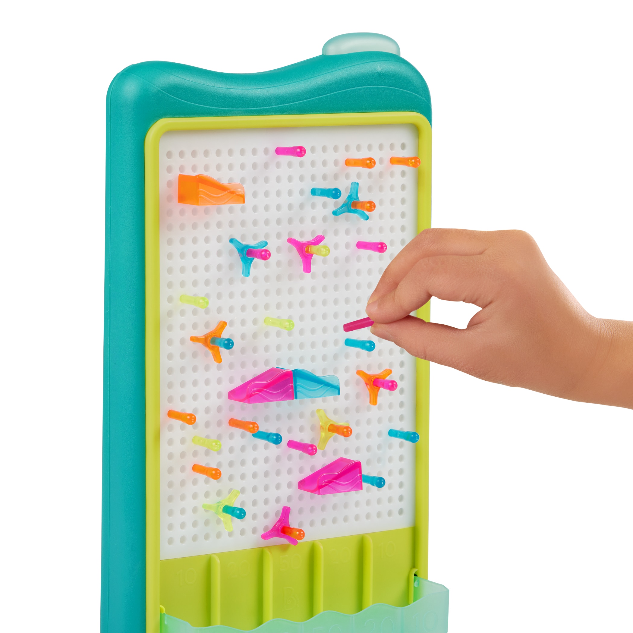 Tablero con luz y circuito de canicas B Toys 9