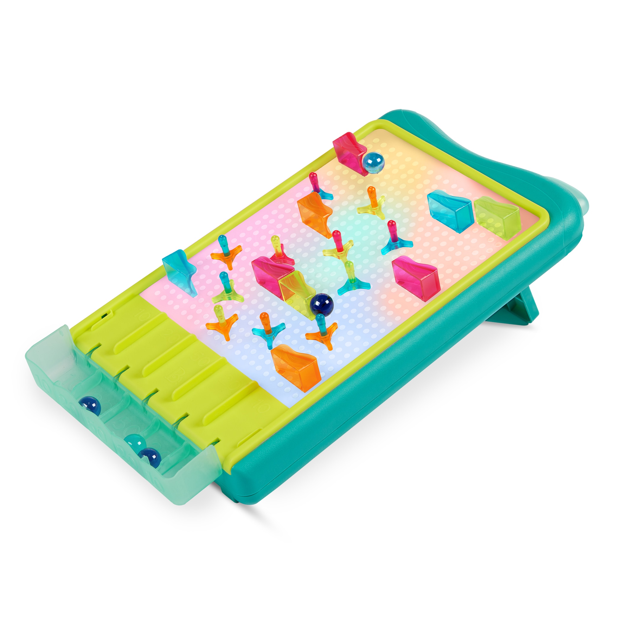 Tablero con luz y circuito de canicas B Toys 10