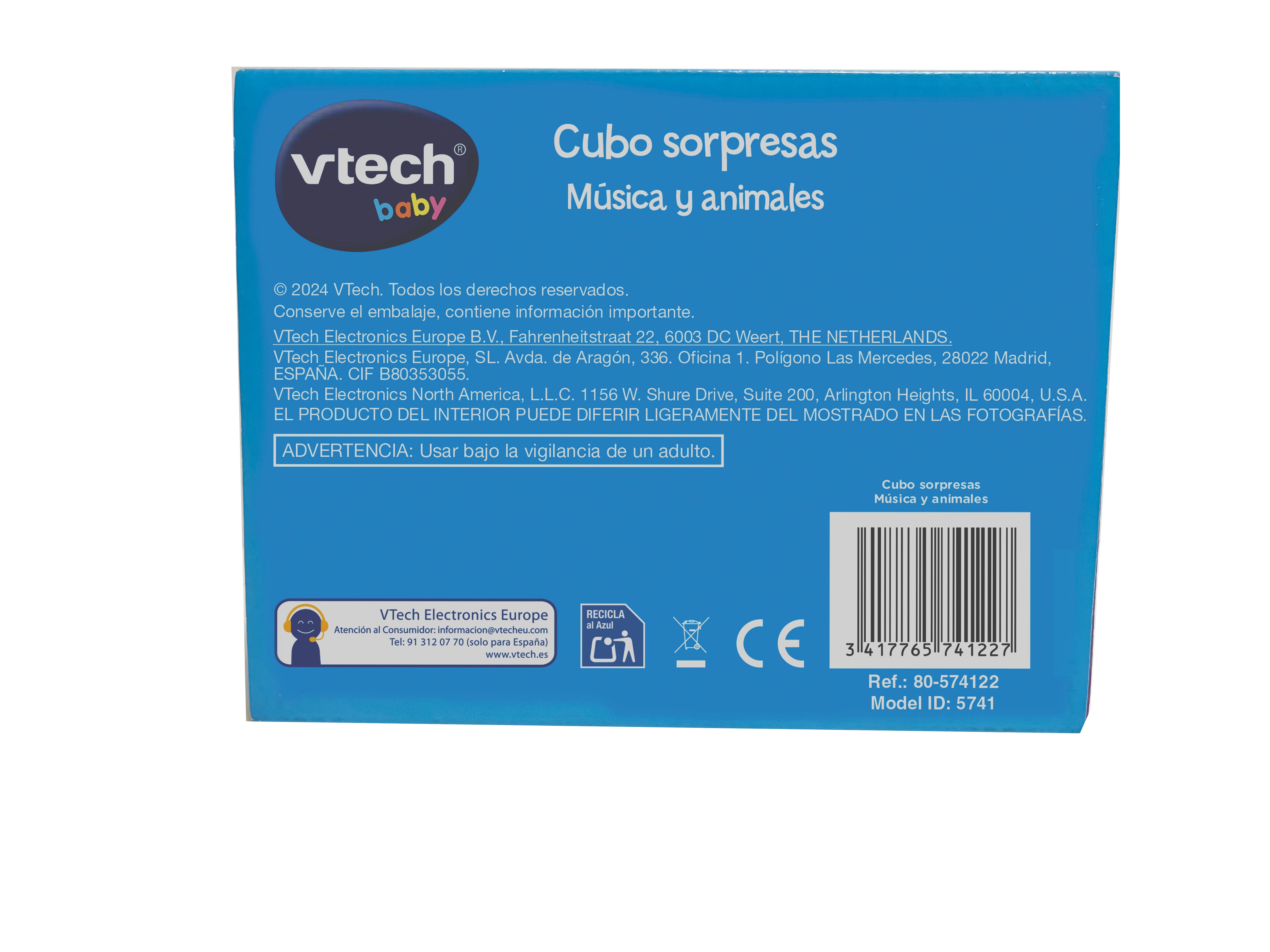 Cubo sorpresas Música y animales Vtech 6