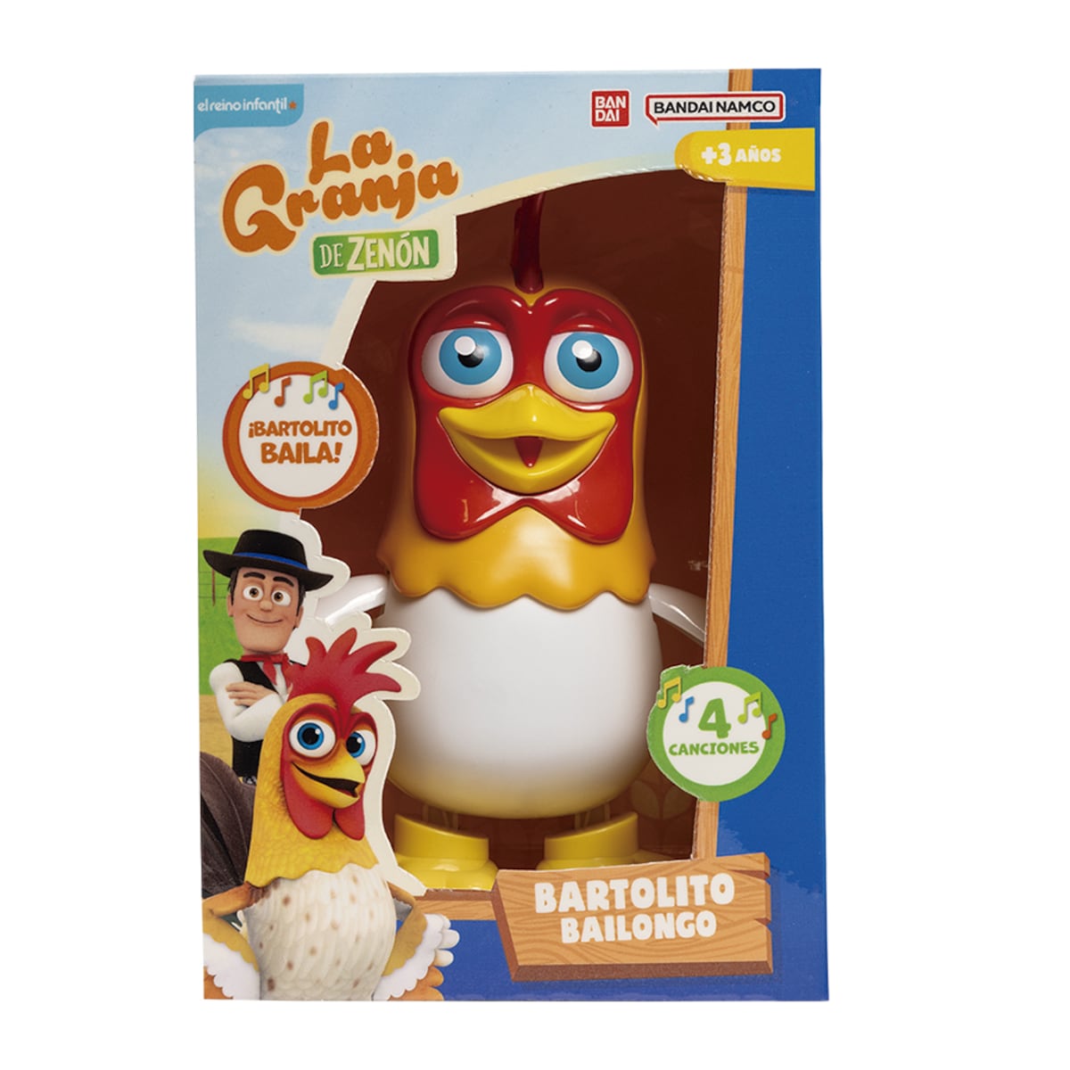 Peluche interactivo Bartolito Bailongo La Granja de Zenón Bandai 4