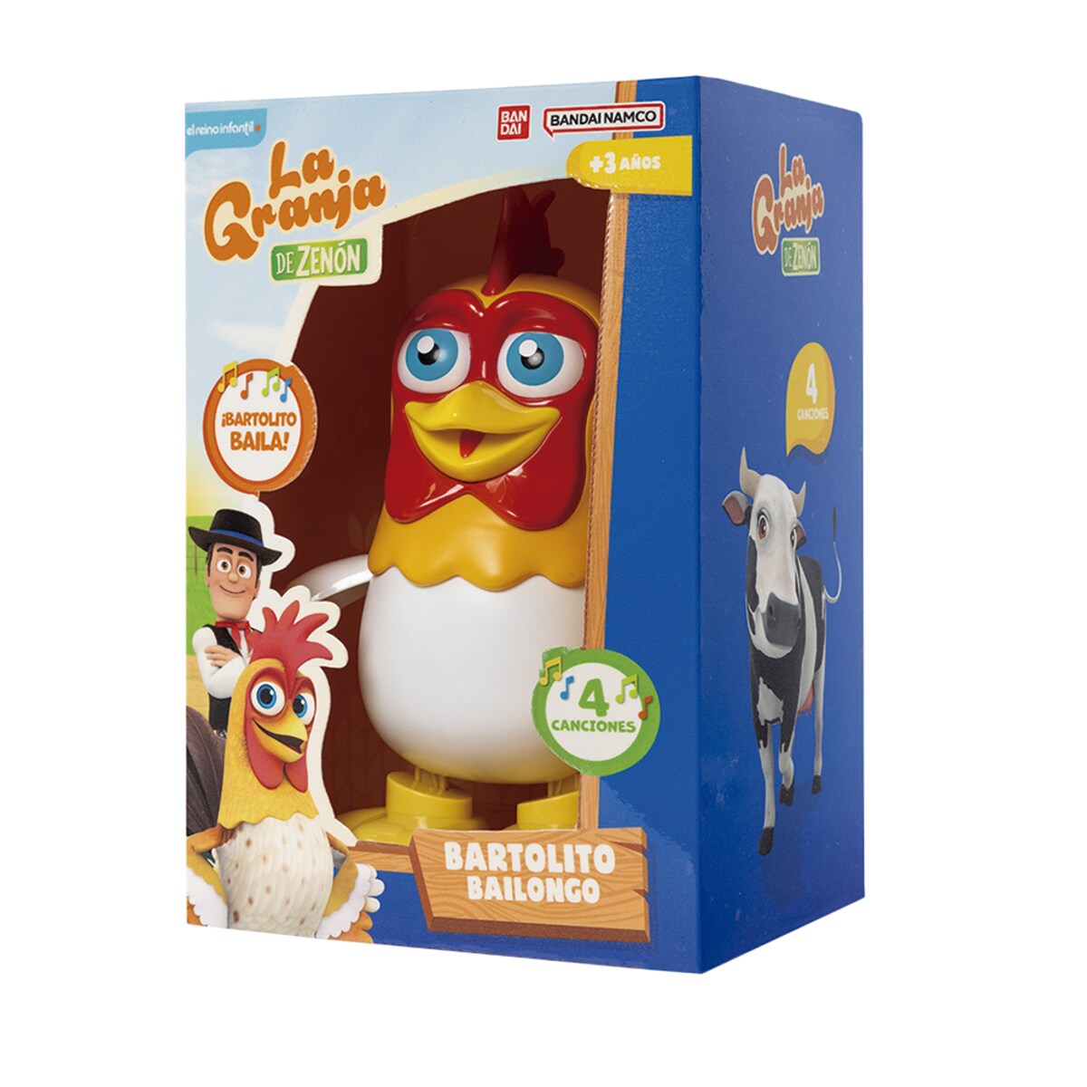 Peluche interactivo Bartolito Bailongo La Granja de Zenón Bandai 5
