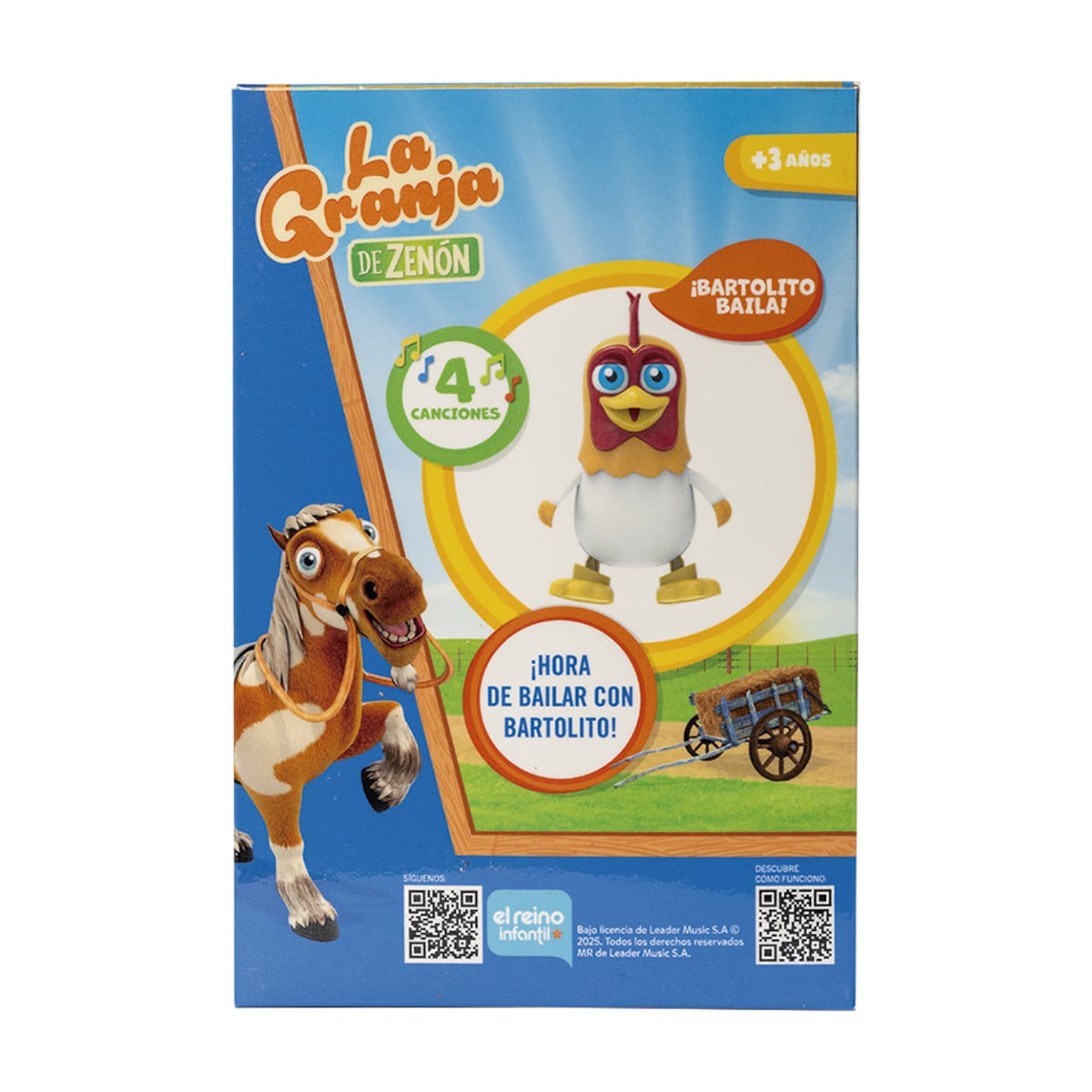 Peluche interactivo Bartolito Bailongo La Granja de Zenón Bandai 6