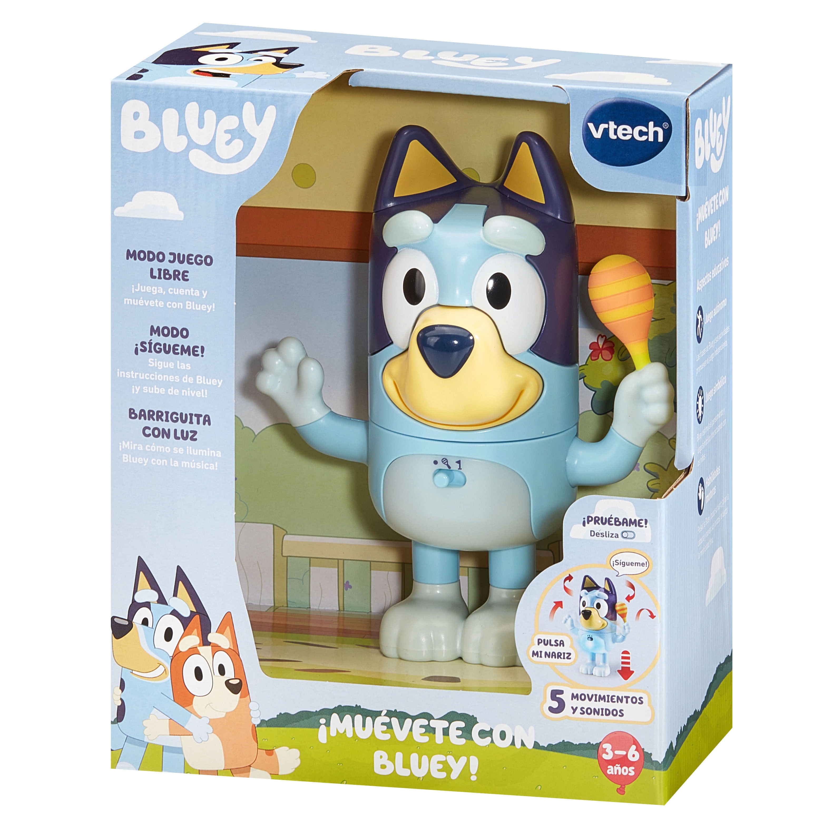 Figura interativa Bluey ¡Muévete con Bluey! Vtech 5