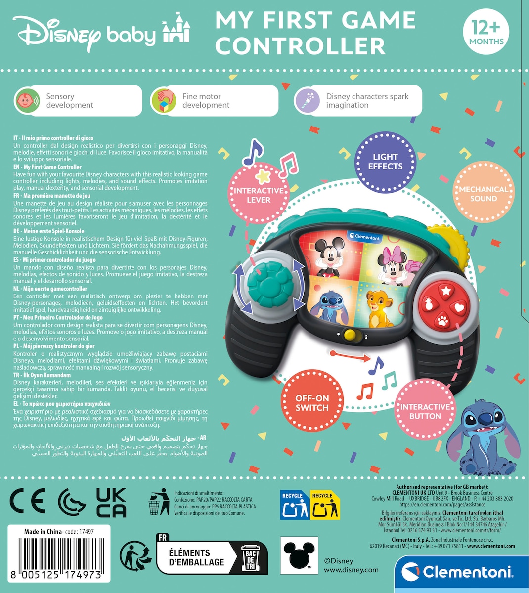 Juguete educativo Joystick Disney Clementoni 3