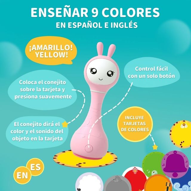 Sonajero interactivo Smarty Bunny Alilo 17