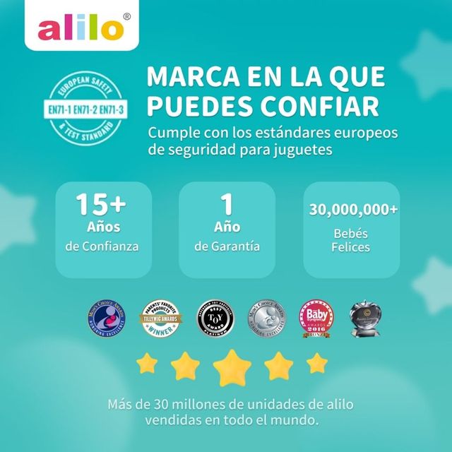 Sonajero interactivo Smarty Bunny Alilo 19