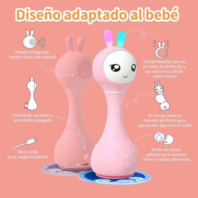 Sonajero interactivo Smarty Bunny Alilo 20