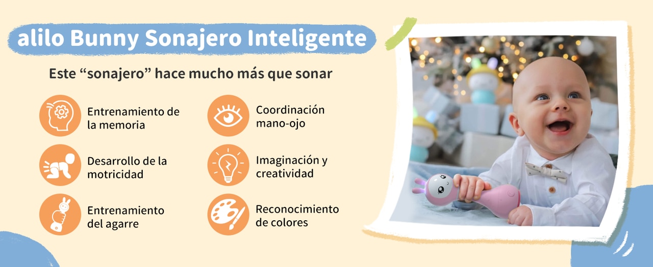 Sonajero interactivo Smarty Bunny Alilo 23