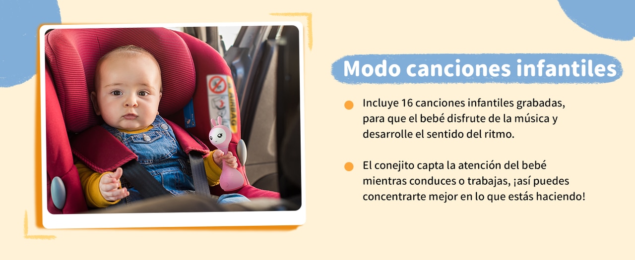 Sonajero interactivo Smarty Bunny Alilo 25