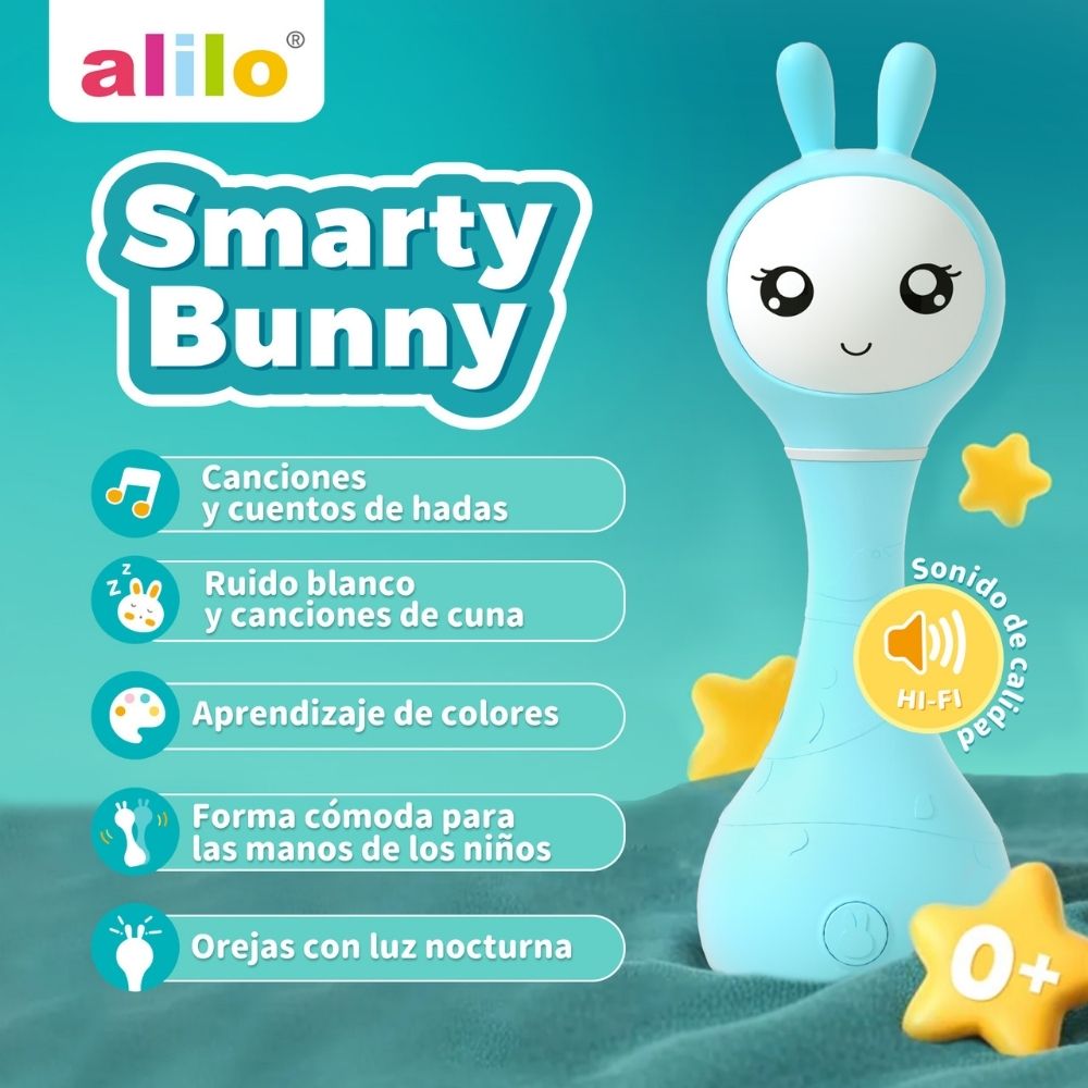 Sonajero interactivo Smarty Bunny Alilo 18