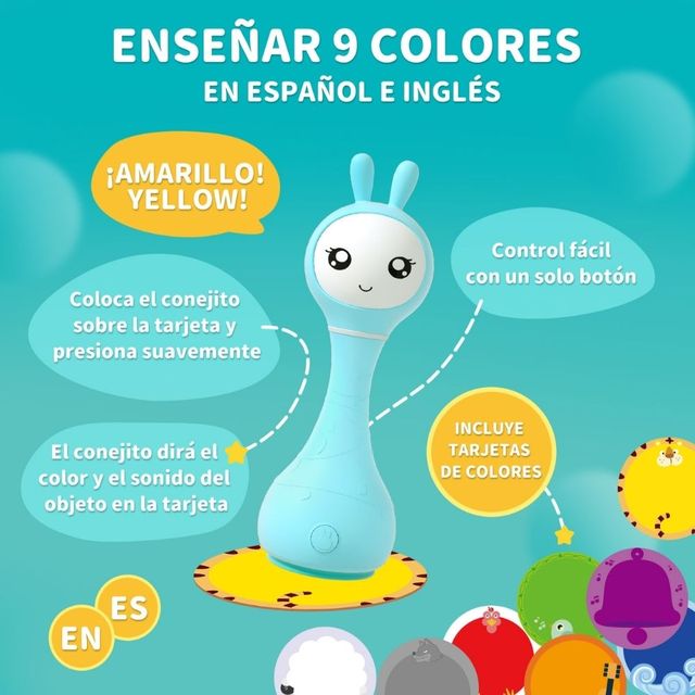 Sonajero interactivo Smarty Bunny Alilo 21
