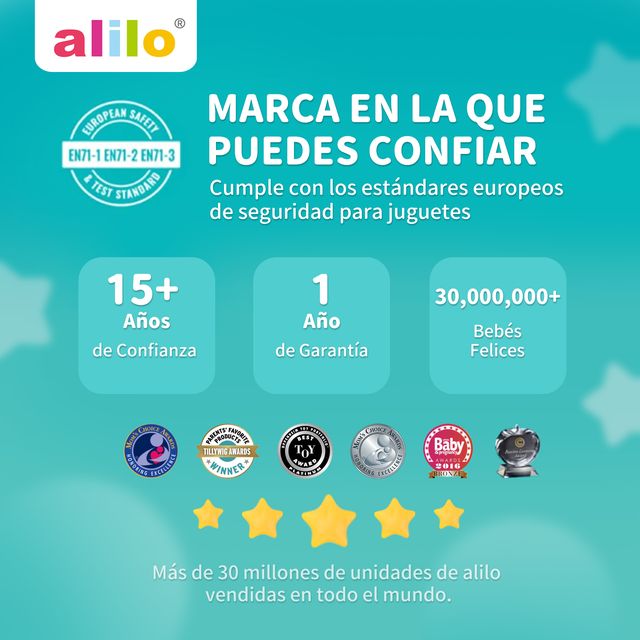 Sonajero interactivo inglés Smarty Bunny Alilo 9