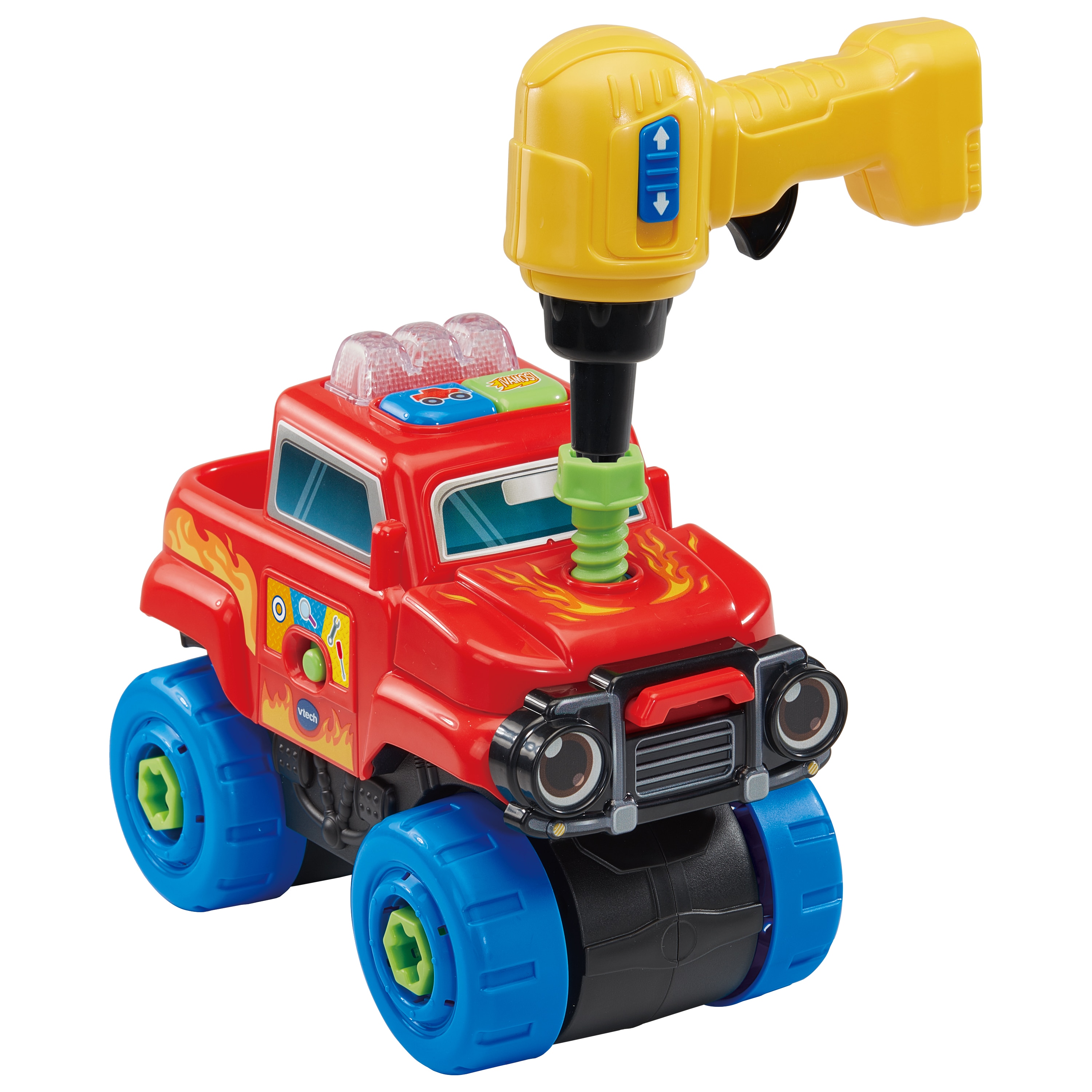 Vehículo Monster Truck repara y construye Vtech 2