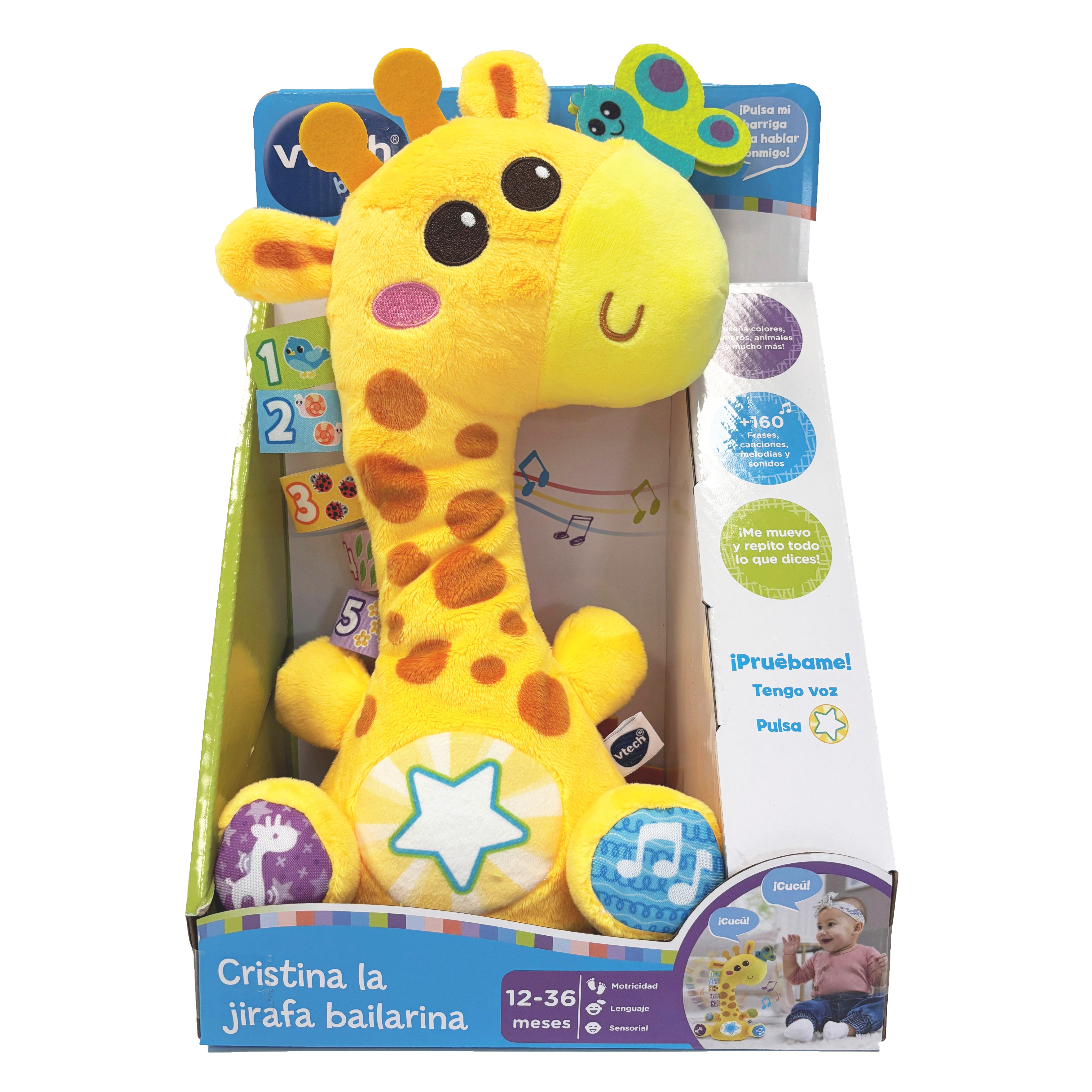 Peluche Cristina la jirafa bailarina Vtech 5