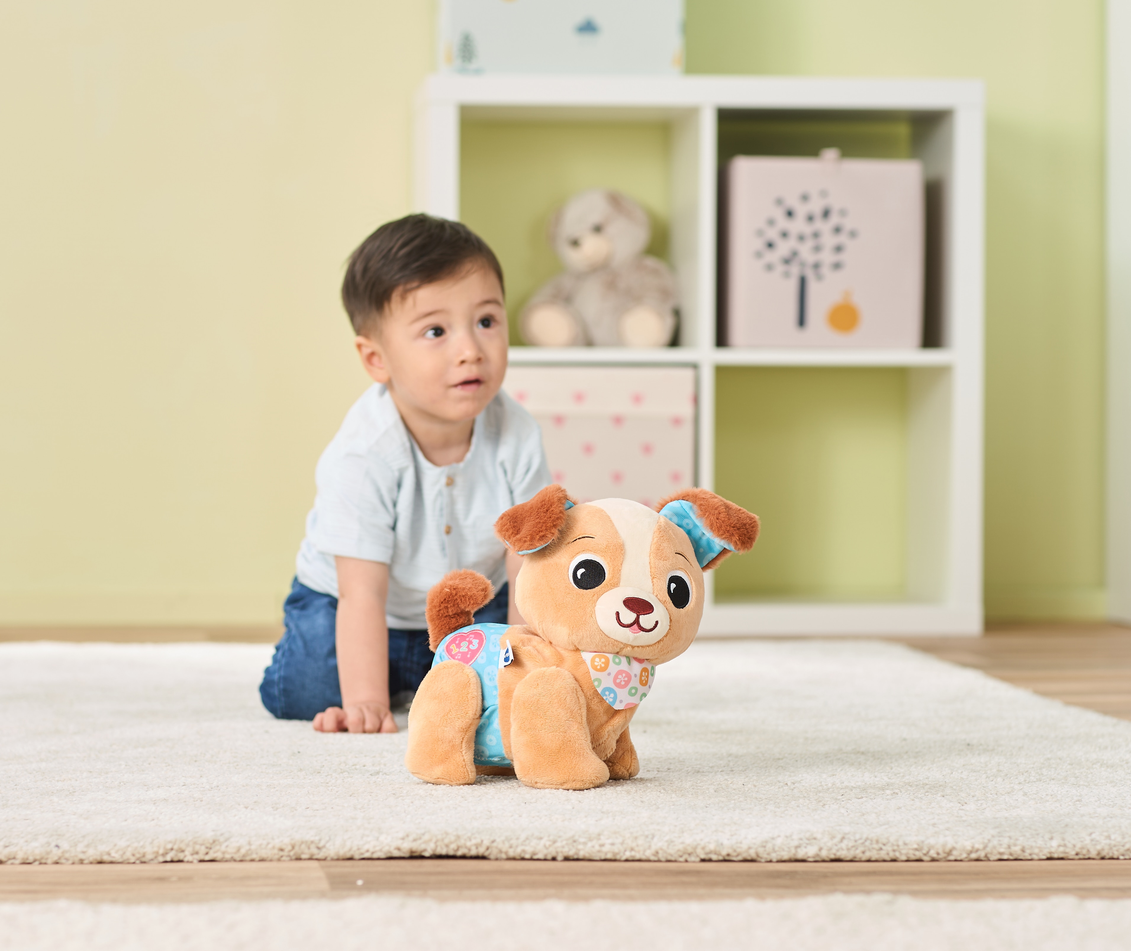 Peluche interactivo baby mascota cachorrito pasitos Vtech 3