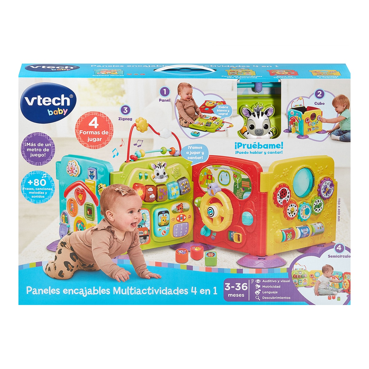 Paneles encajables multiactividades 4 en 1 Vtech 5
