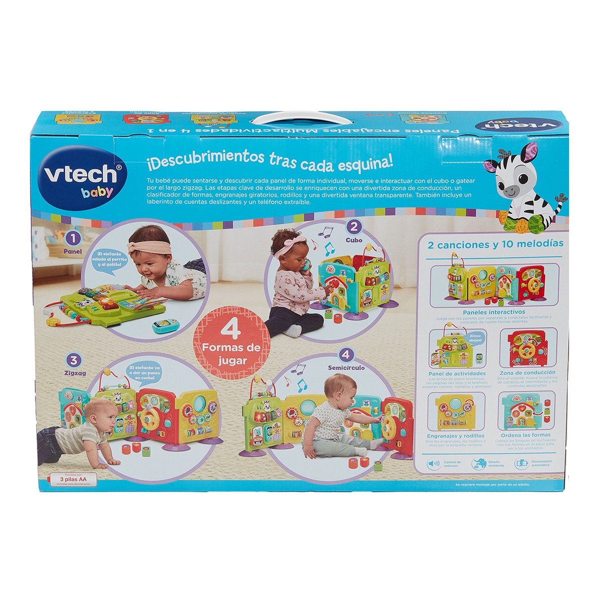 Paneles encajables multiactividades 4 en 1 Vtech 6