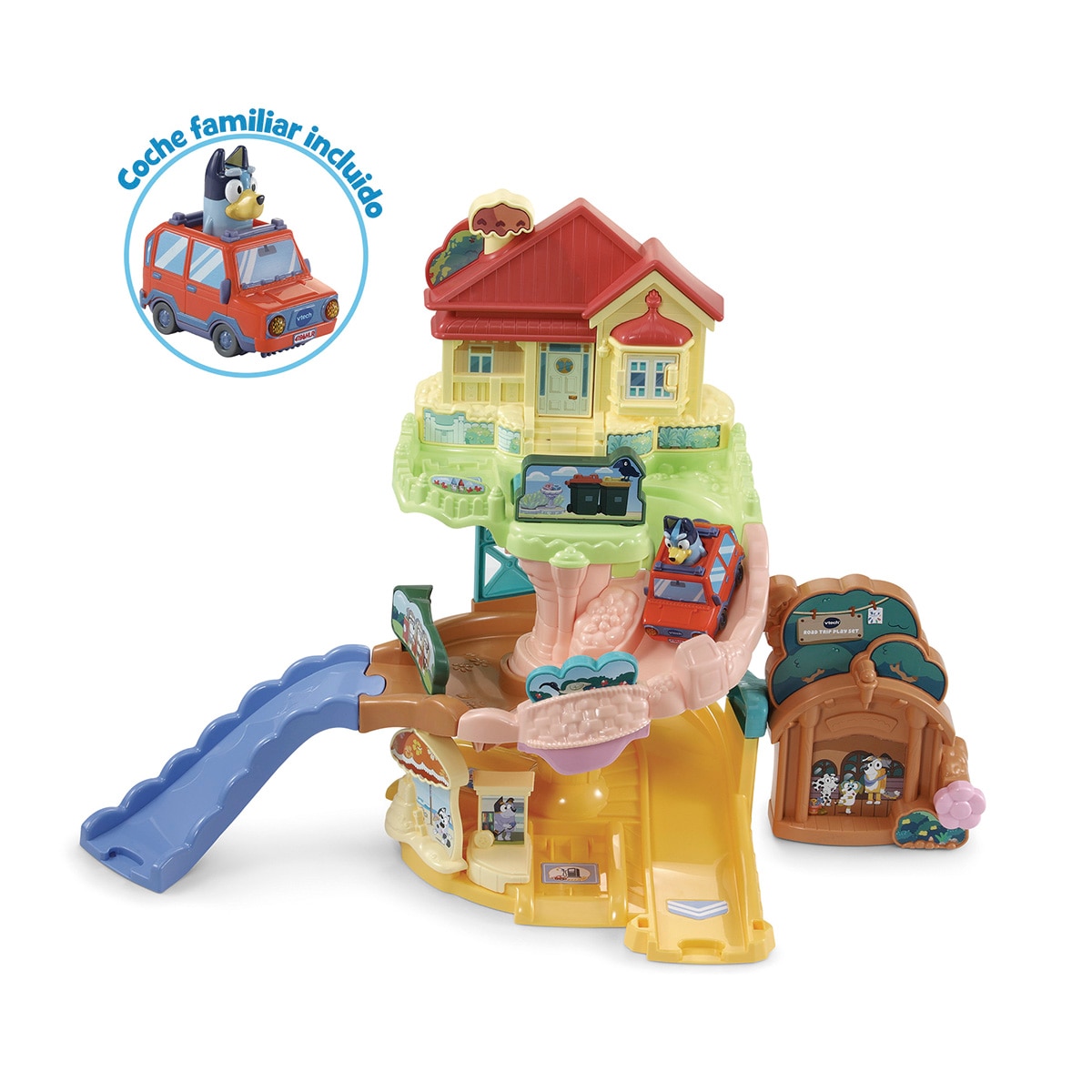 Imagen 0 de Casa familiar Bluey y coche familiar Vtech