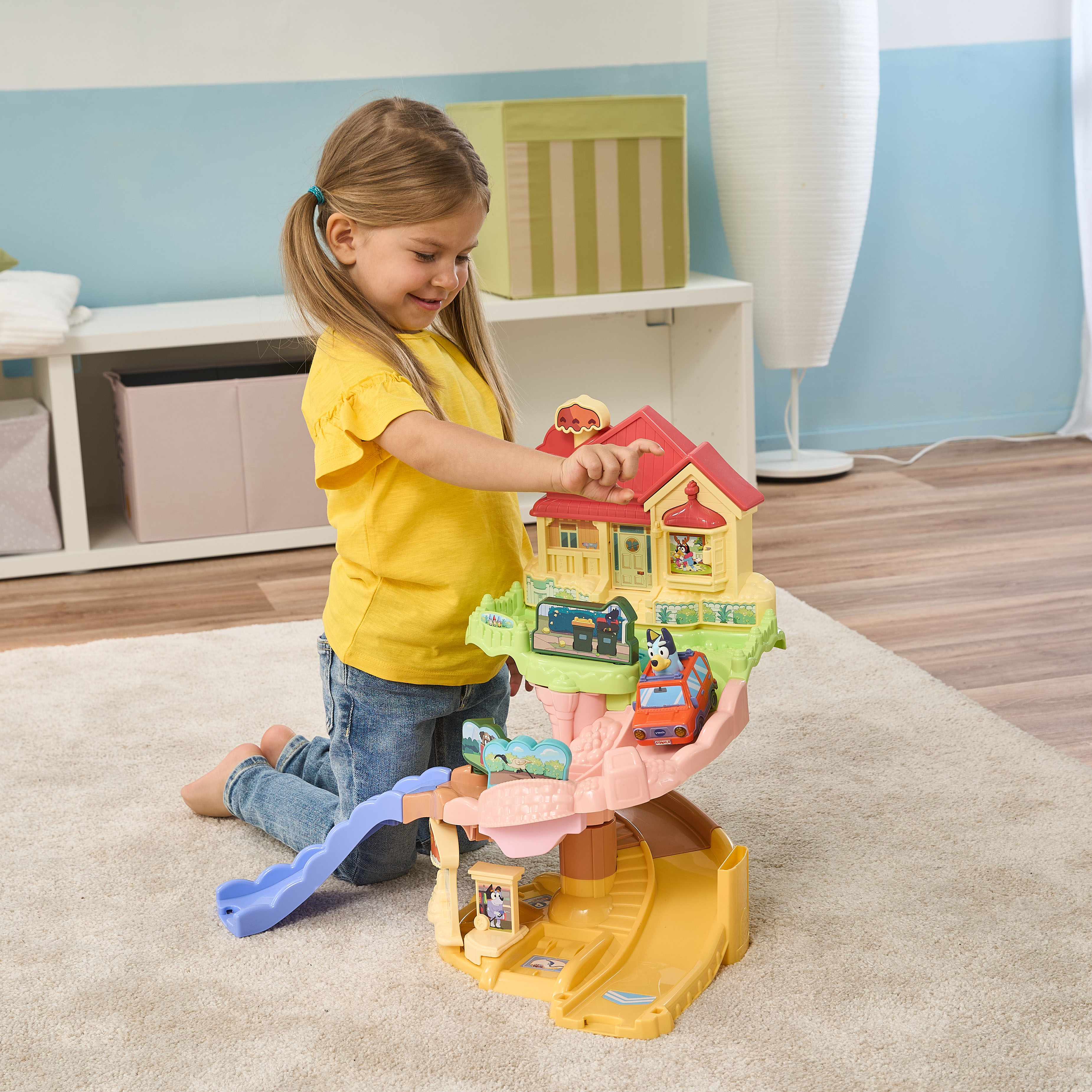 Casa familiar Bluey y coche familiar Vtech 3
