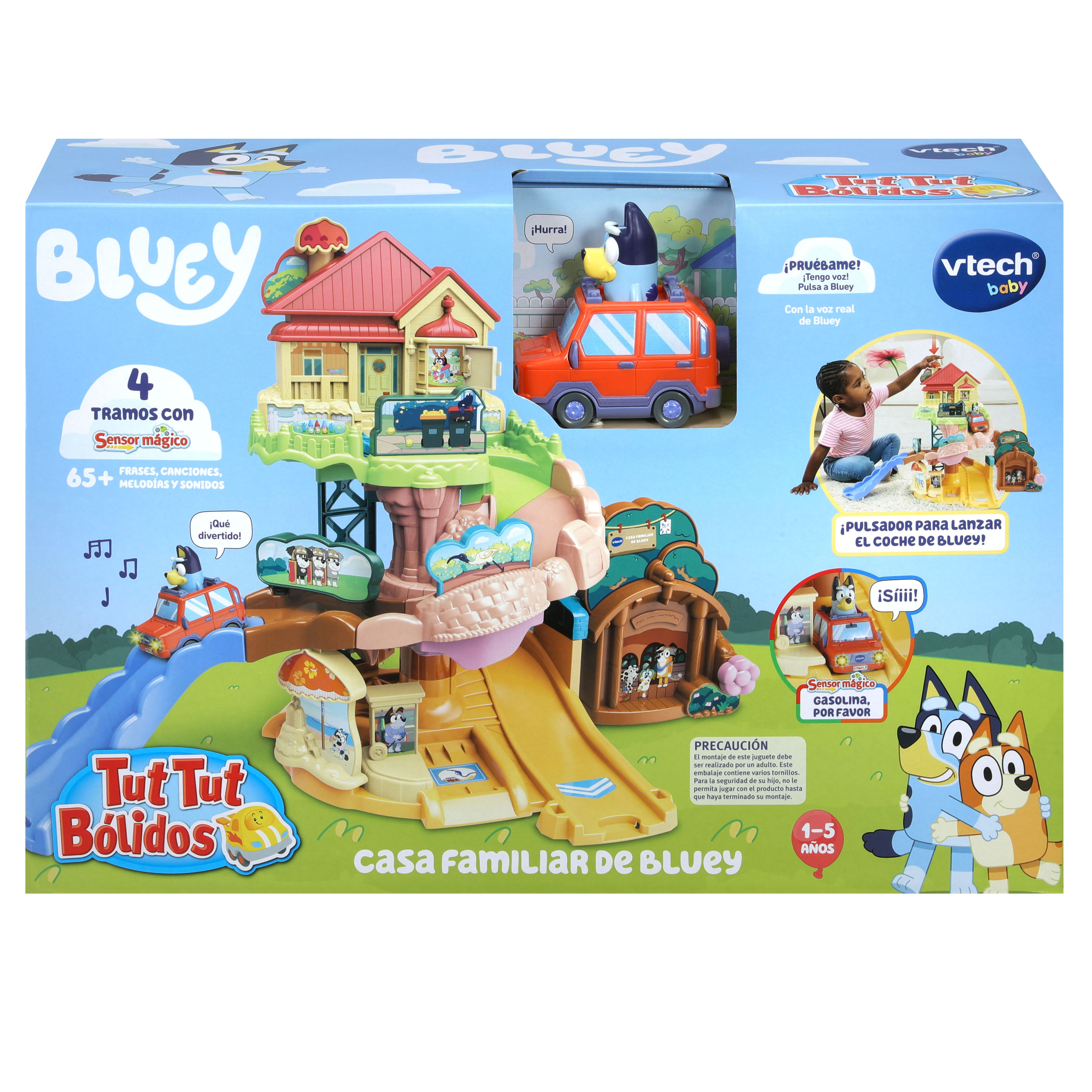Casa familiar Bluey y coche familiar Vtech 5