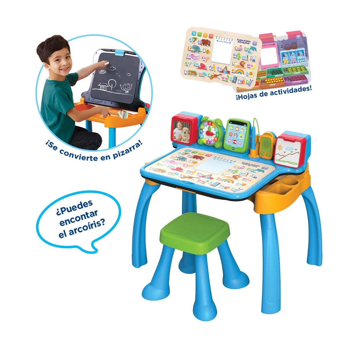 Escritorio multiactividades 6 en 1 crea y aprende Vtech 4