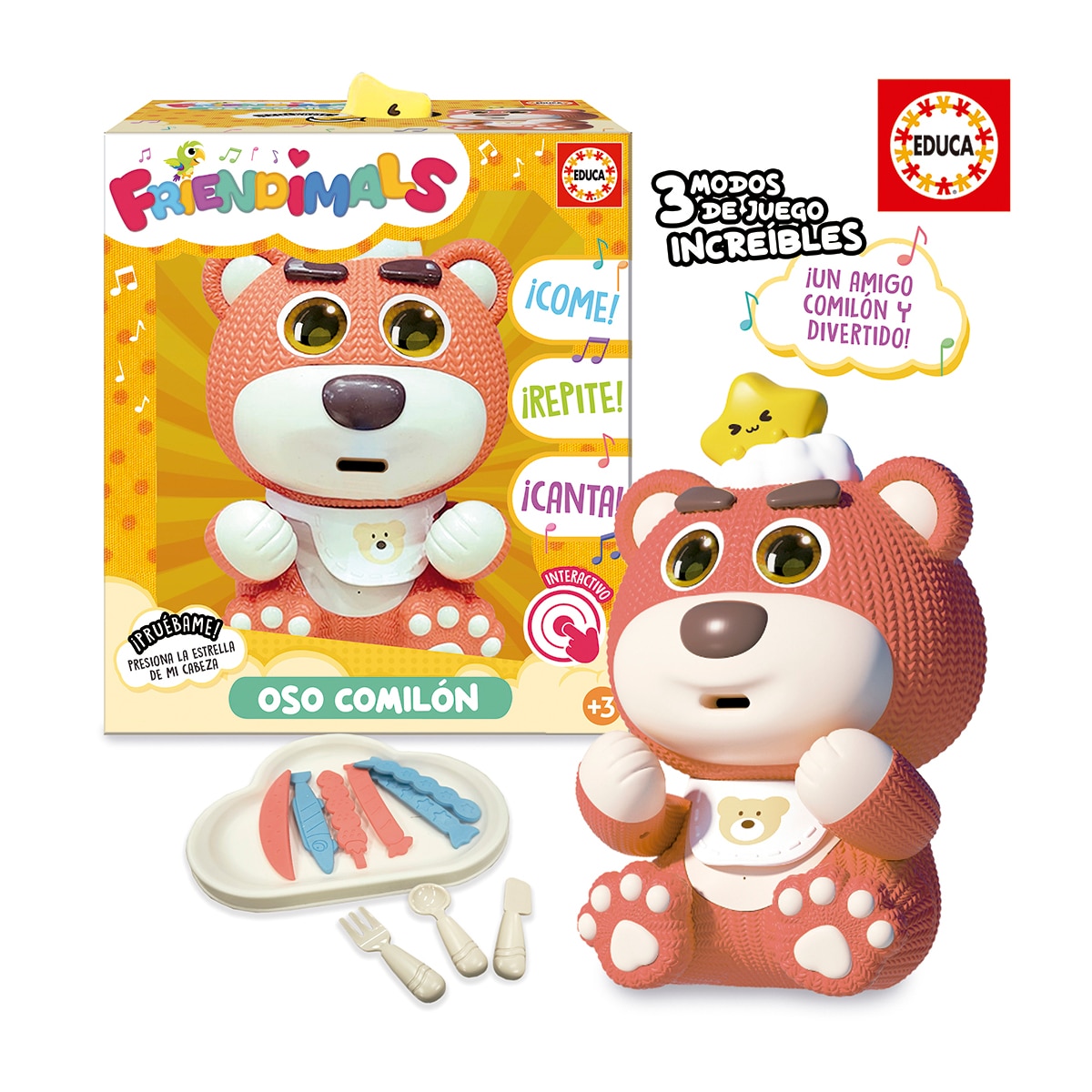 Oso comilón Educa Borrás 4