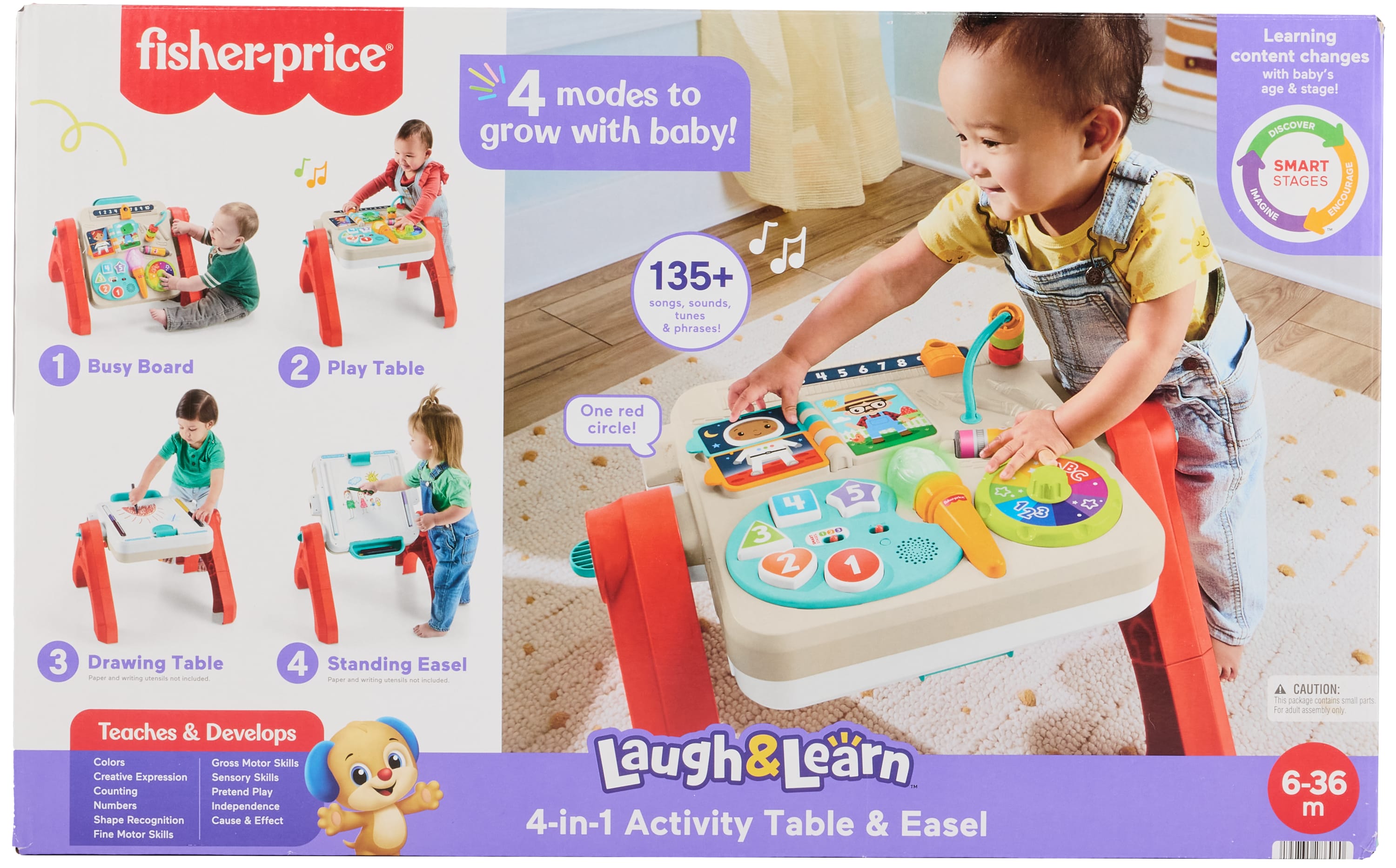 Mesa y caballete 4 en 1 Ríe y aprende Fisher-Price 7