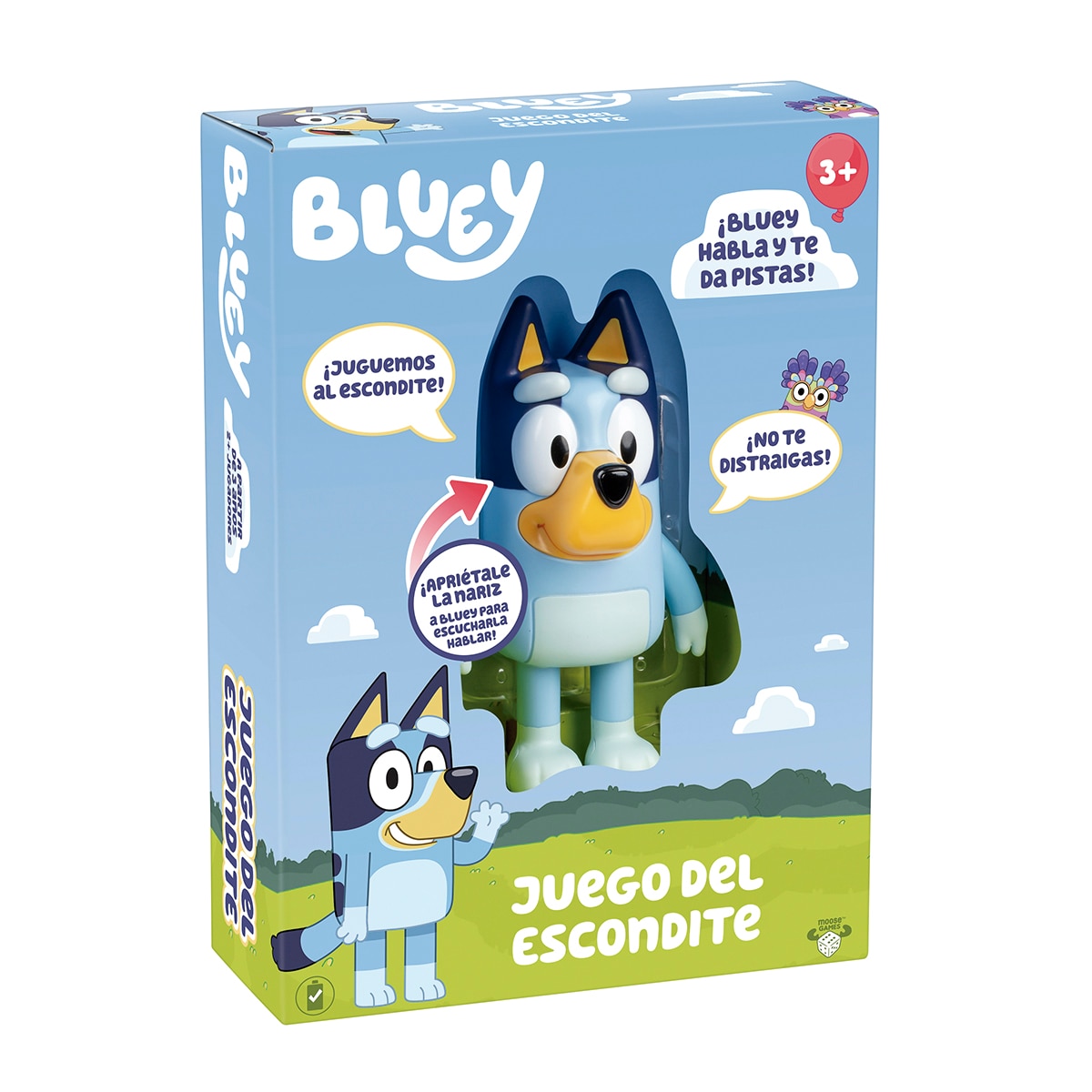 Juego del escondite Bluey Moose 2