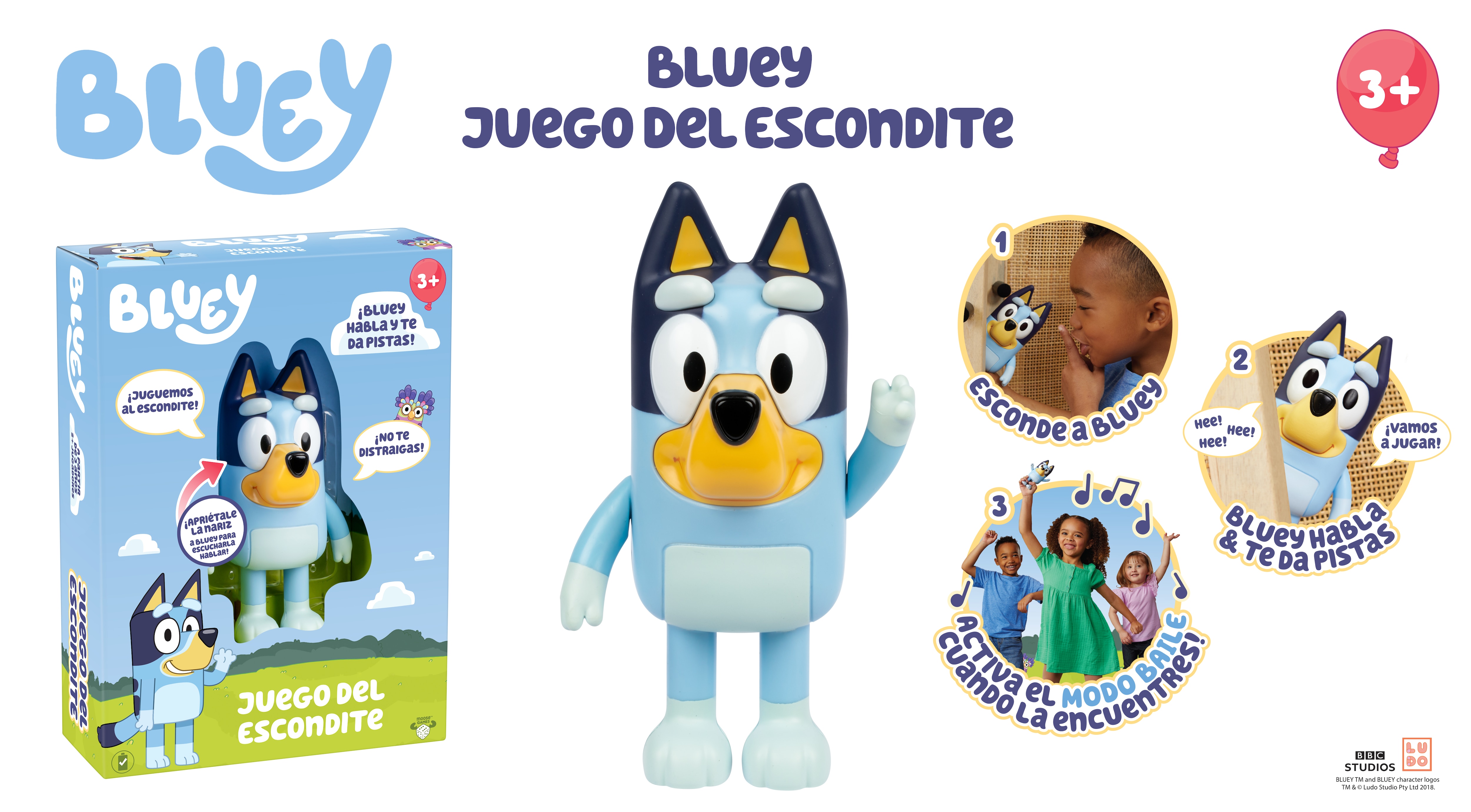 Juego del escondite Bluey Moose 3