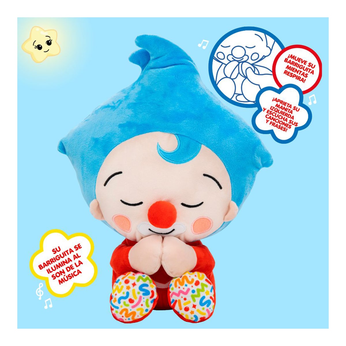 Peluche buenas noches Plim Plim Bandai 8