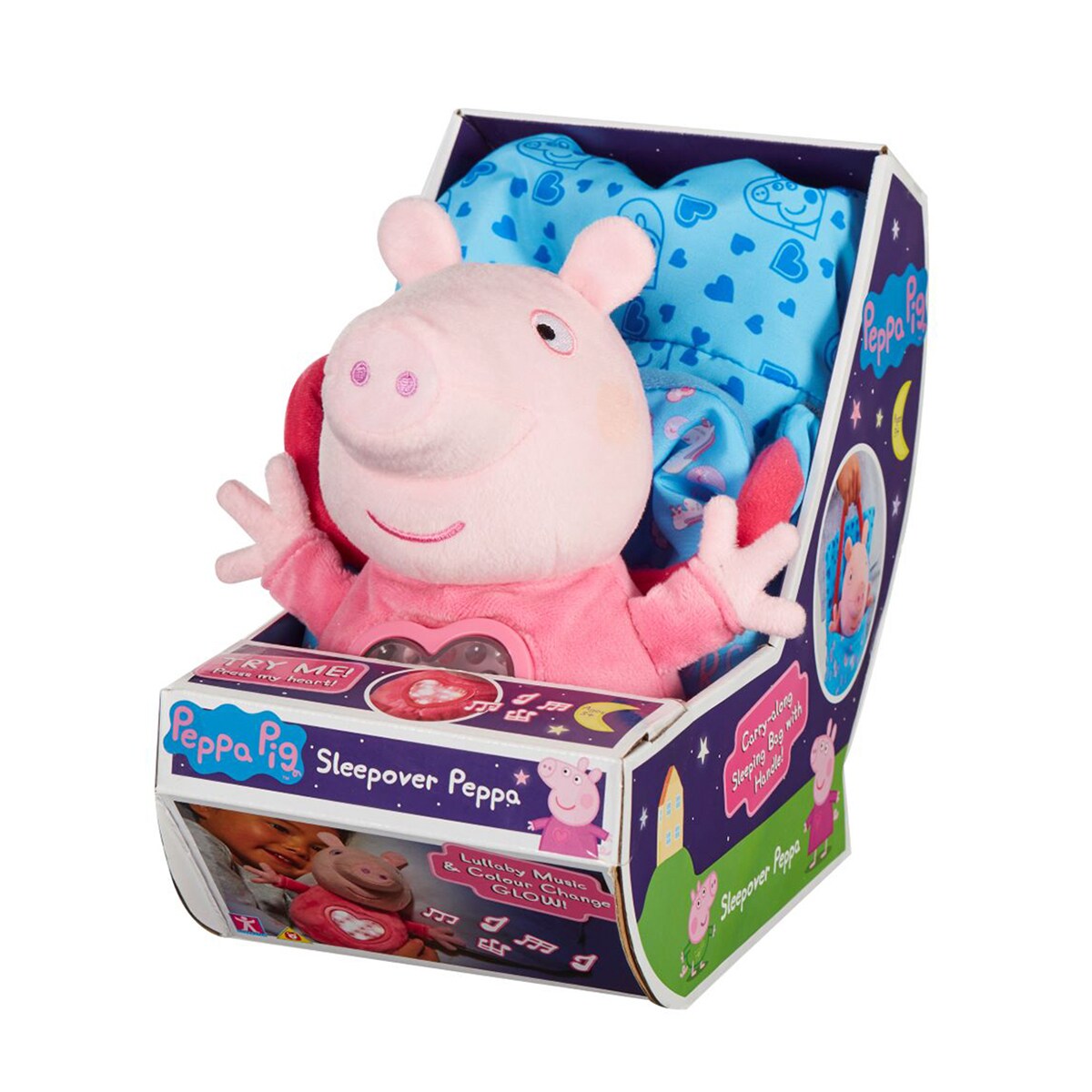 Peluche fiesta de pijamas Peppa Pig Bandai 2