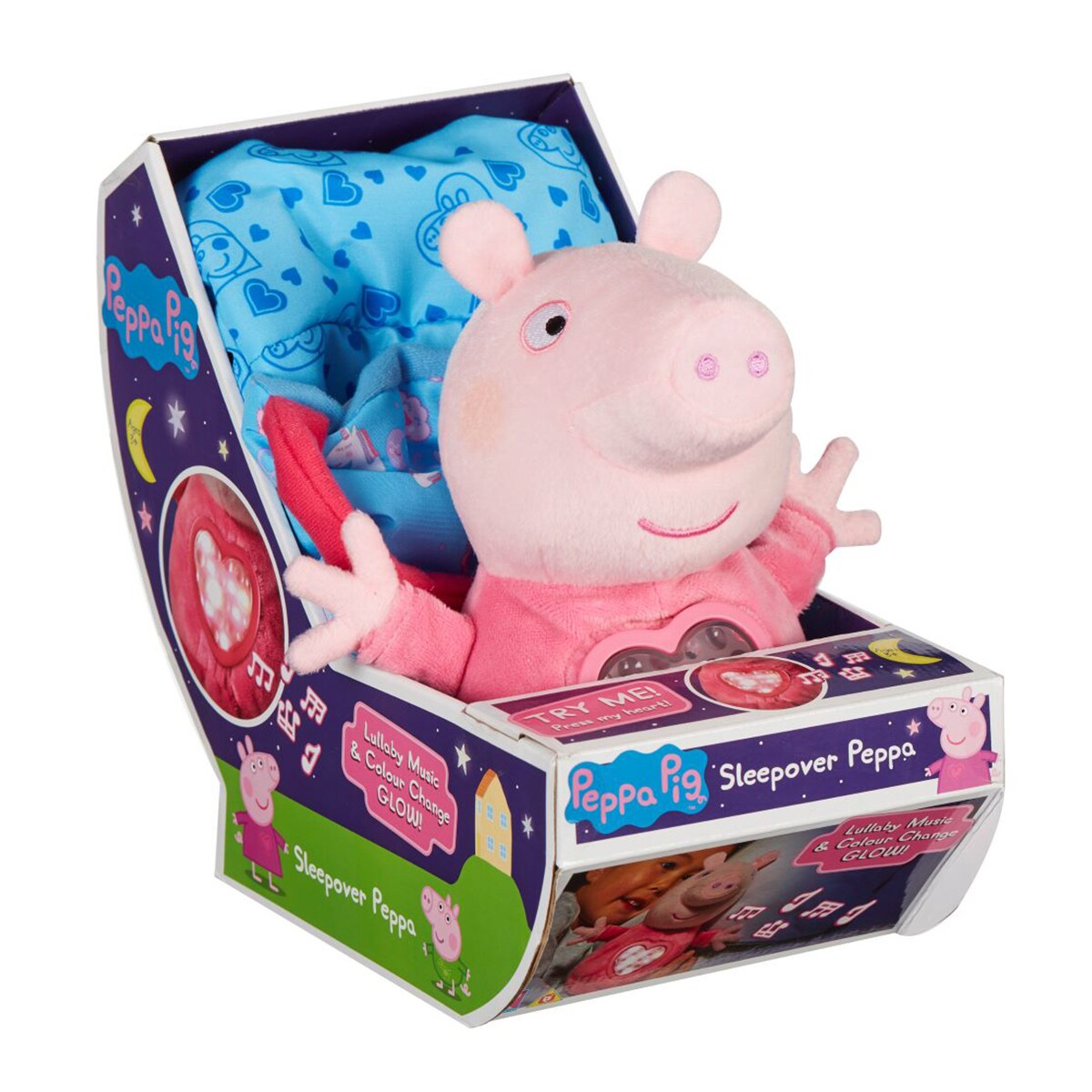 Peluche fiesta de pijamas Peppa Pig Bandai 3